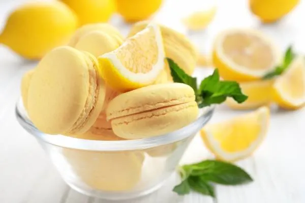 Image recette Macaron au sucre cuit citron-basilic