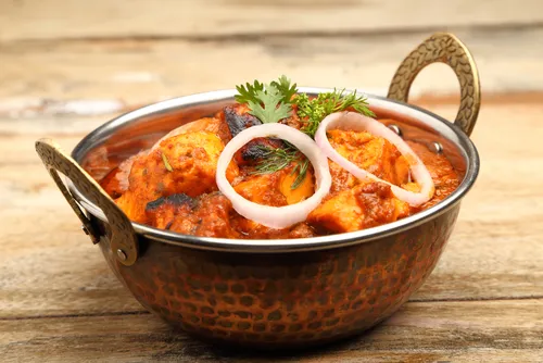 Image recette Korma indien de gambas aux arachides, épices douces