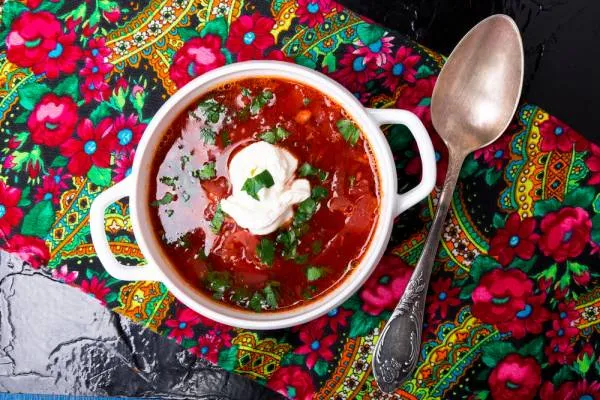 Image recette Bortsch ukrainien