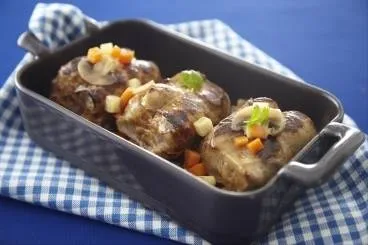 Image recette Paupiette de veau farcie et petits légumes mitonnés