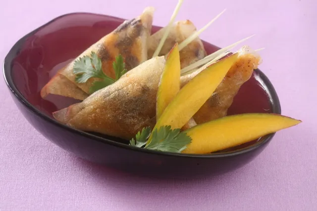 Image recette Briouate gambas-mangue