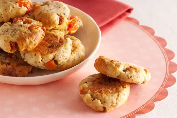 Image recette Cookies à la tomate rôtie et au chorizo