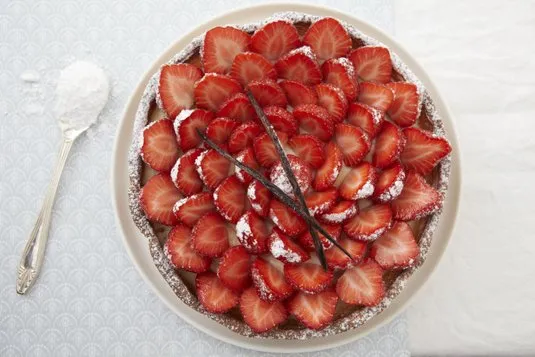 Image recette Tarte aux fraises 