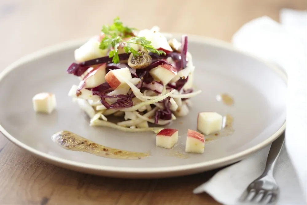 Image recette Salade de choux crus et pommes