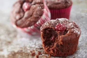 Image recette Muffins chocolat-griottes