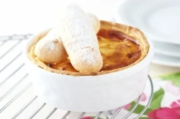 Image recette Gâteau au fromage blanc et biscuit à la cuillère