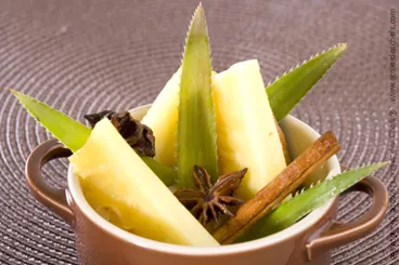 Image recette Ananas en cocotte aux épices