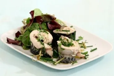 Image recette Salade de maquereaux pochés dans un bouillon chaud