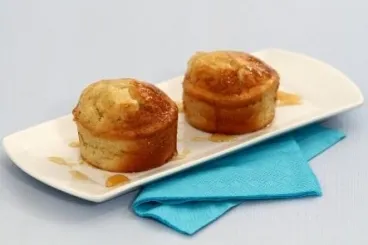 Image recette Mini-cake à la banane, caramel de miel