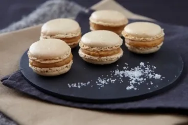 Image recette Macaron au sucre cuit au caramel demi-sel