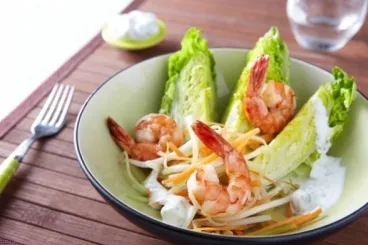 Image recette Salade de crevettes au Tzatziki