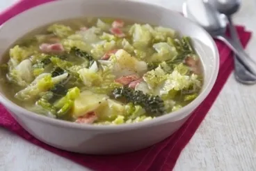 Soupe au chou gratinée