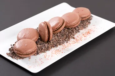 Image recette Macaron au chocolat et au piment d'Espelette