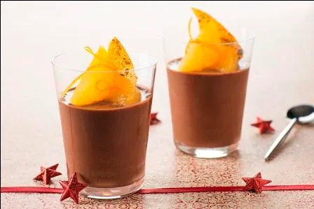 Image recette Crémeux chocolat, orange nougatine pistache