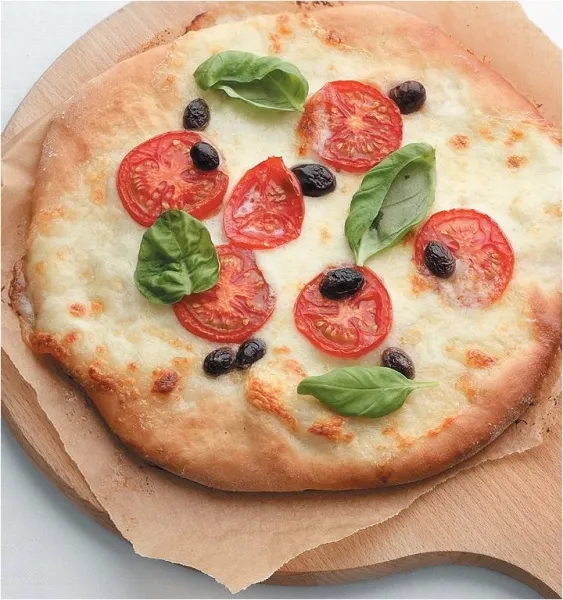 Image recette Pizza tomate-mozzarella